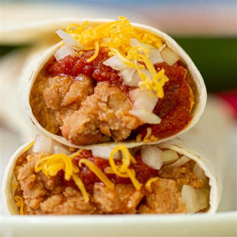 Taco Bell Bean Burritos (Copycat) Recipe (w/ Red Sauce) - Dinner, then ...