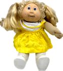 Cabbage Patch Kids Doll Cornsilk Girl Blonde Hair 16" Blue Eyes 1986 80s HM44 | eBay