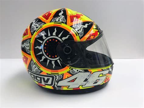 Valentino Rossi 2002 World Champion Helmet #46/46 - Autographed ...