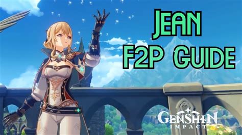 Jean F2P Guide & Build (Carry, DPS Support, Healer) - Genshin Impact - Game videos