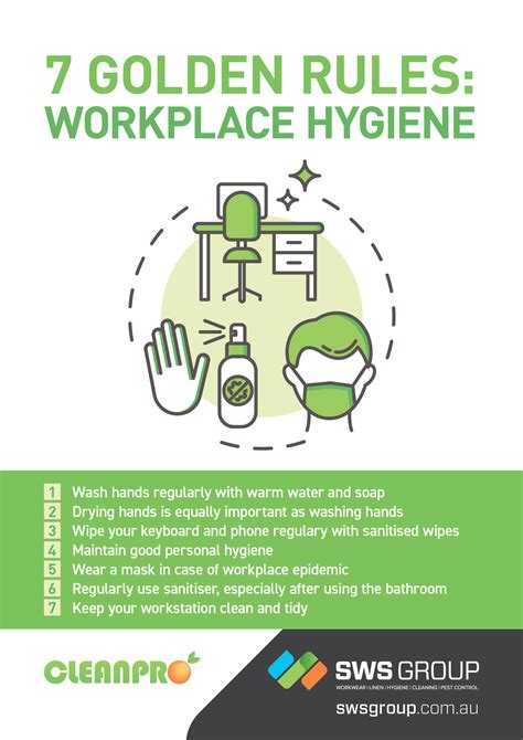 workplace hygiene poster