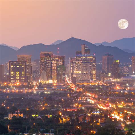 phoenix-skyline-at-night - Travel Off Path