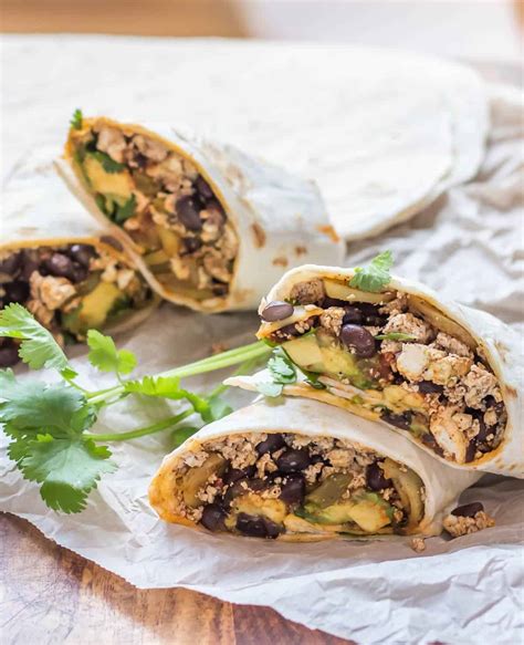 High Protein Vegan Breakfast Burritos • Beyond Mere Sustenance