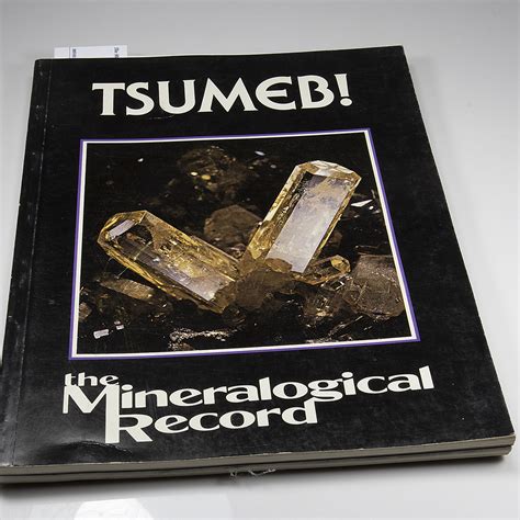 The Mineralogical Record - Tsumeb issue! - Minerals For Sale - #8851011