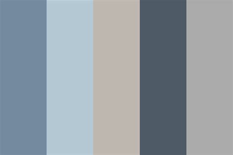 Dusty blue grey Color Palette