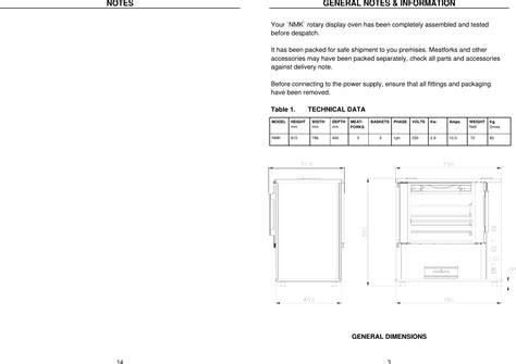 Bakers Pride Oven Rotary Nmk Users Manual Installation