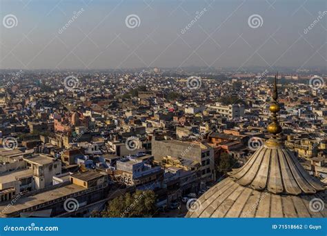 Aerial View of New Delhi, India Editorial Photography - Image of tops ...