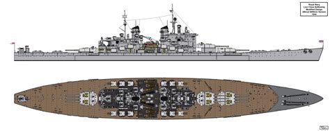 Royal Navy Lion Class Battleship series 1938-1945 | Secret Projects ...