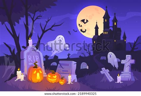 7,047 Tombstones Cross Halloween Cartoon Images, Stock Photos, 3D ...