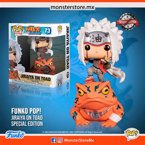 Funko POP! Naruto Shippuden: Jiraiya on Toad #73 Exclusive – MonsterStoreMx