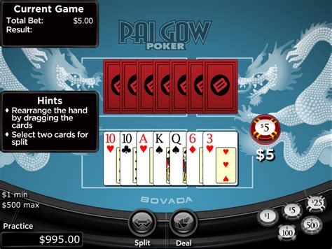 Pai Gow Poker Rules, Strategy and Free Play