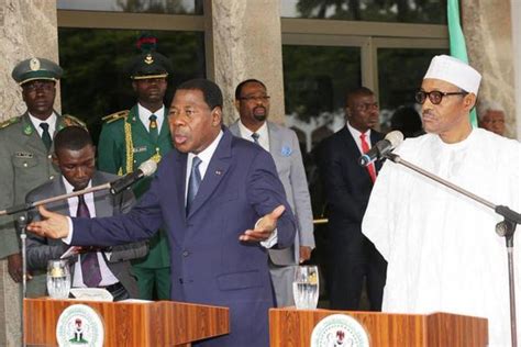 Photos: President of Benin republic visit Buhari at state house