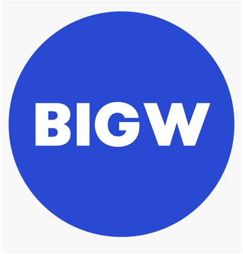 Big W Logo - Big W, HD Png Download - kindpng