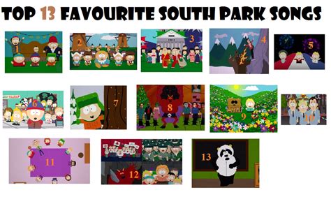 My Top 13 Favourite South Park Songs by TheFirstVoslian on DeviantArt