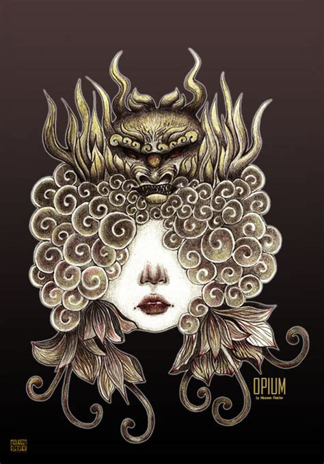 "Opium" - My project in Surrealist Illustration Inspired by Nature course | Domestika