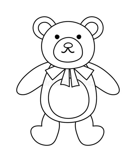 Cute Teddy Bear Clipart Black And White