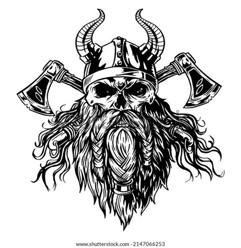 2,195 Viking Skull Tattoo Images, Stock Photos, 3D objects, & Vectors ...