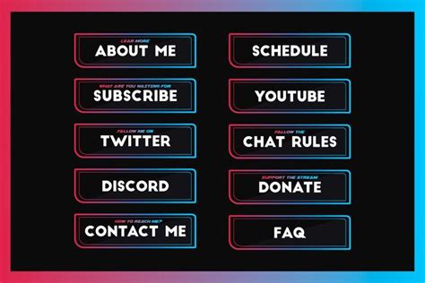 10 Retro Twitch Panels | Etsy UK | Youtube design, Twitch, Graphic design logo