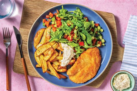 Crumbed Fish & Chips Recipe | HelloFresh