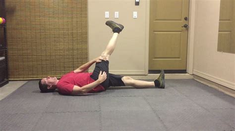 Static Biceps Femoris Stretch Supine - YouTube