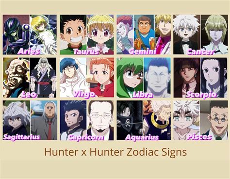 Hunter x Hunter Zodiac Signs | Hunter x Hunter Amino