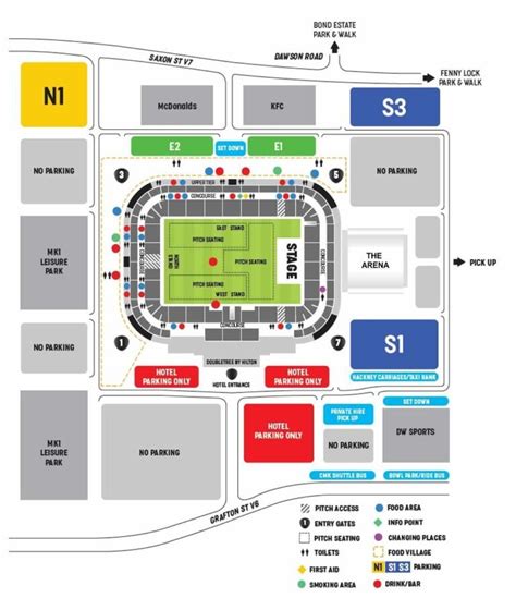 Stadium MK Seating Plan, Ticket Price, Ticket Booking, Parking Map