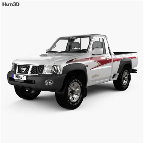 Nissan Patrol pickup con interior 2019 Modelo 3D - Descargar Pickup on 3DModels.org