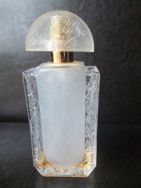 1970s Lalique Crystal Perfume Bottle - Gem