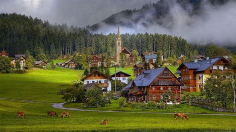 Austrian Countryside HD desktop wallpaper : Widescreen : High ...