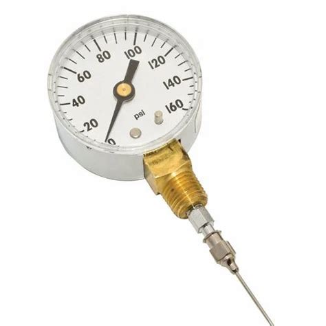 1.5 inch / 40 mm Hypodermic Needle Pressure Gauge, 0-160 Psig, Model ...