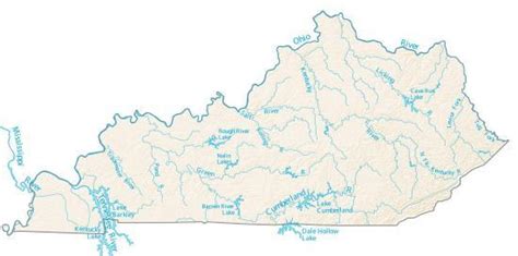 Map of Kentucky - Cities and Roads - GIS Geography