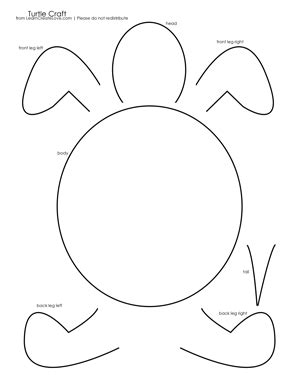 Turtle Craft with Printable