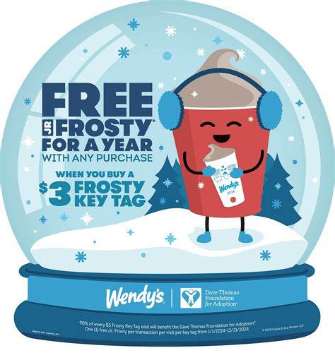 This $3 Wendy's Keychain Scores You Free Jr. Frostys For A Year