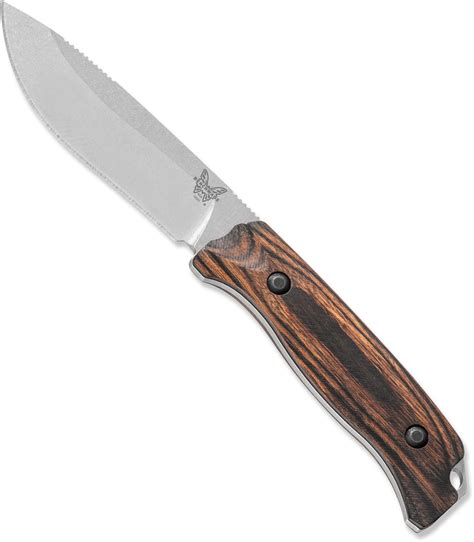 Benchmade Saddle Mountain Fixed Blade Knife -- My wife calls this knife the "Ron Swanson ...