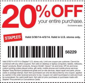 Staples Coupons | George Mason University