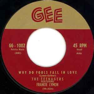 The Teenagers Featuring Frankie Lymon – Why Do Fools Fall In Love (1955, Bridgeport Pressing ...