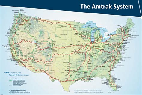 Amtrak Routes Map 2023 Pdf - Image to u