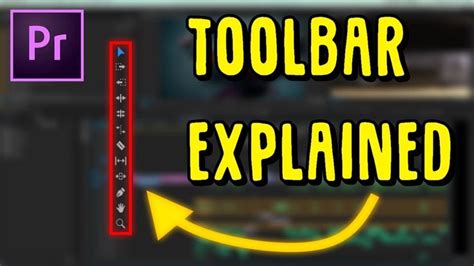 How to use Toolbar Explained - Adobe Premiere Pro 2017 #Videography | Adobe premiere pro ...