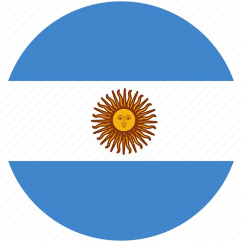 Argentina, flag, circle icon - Download on Iconfinder