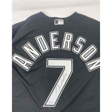 Tim Anderson Autographed Jersey | White Sox Auctions