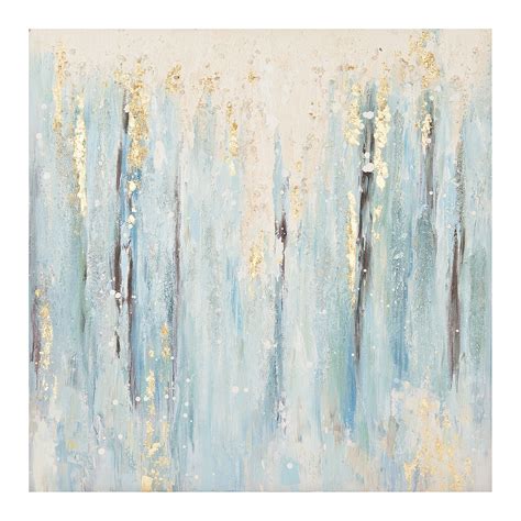 Blue and Gold Abstract Canvas Art Print | Kirklands | Canvas art, Canvas art prints, Art