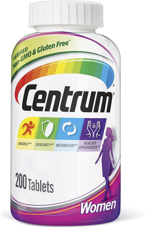 Amazon.com: Centrum Multivitamin Tablet for Women, Multivitamin ...