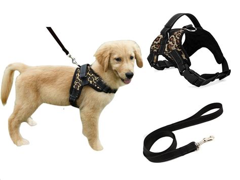 Heavy Duty Adjustable Pet Puppy Dog Safety Harness with Leash