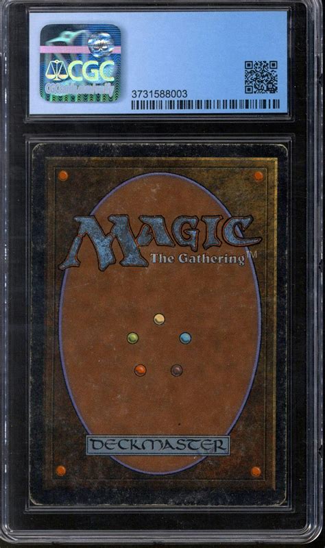 Magic the Gathering Unlimited Mox Sapphire CGC 4.5 MODERATE/HEAVY PLAY ...