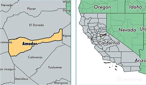 Amador County, California / Map of Amador County, CA / Where is Amador County?