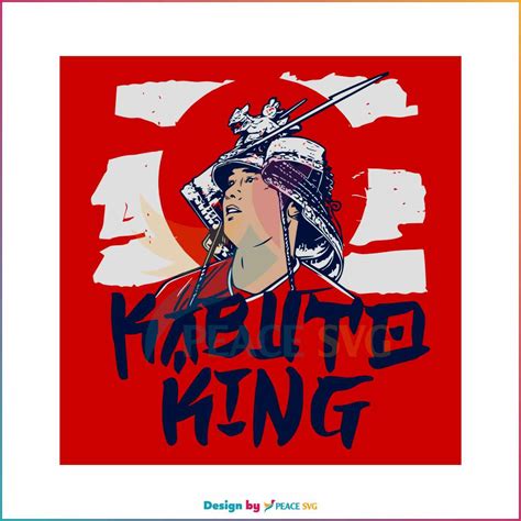 SHOHEI OHTANI KABUTO KING SVG Graphic Design File » PeaceSVG