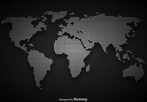 Vector Dotted World Map Illustration 168776 Vector Art at Vecteezy