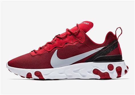 Nike React Element 55 "University Red" Release Info - JustFreshKicks