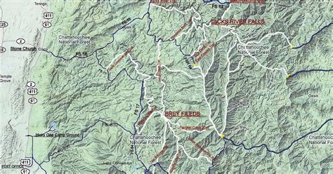 Cohutta Wilderness Blog: Cohutta Wilderness Trail Map