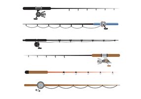 Fishing Rod Vector Silhouette Create free account and start downloading today